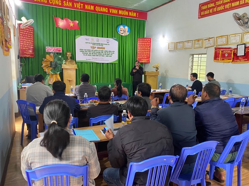 HTX Xanh Cao Nguyên Tổ Chức Tập Huấn Nâng Cao Chất Lượng Nông Sản Tại Ea Tul