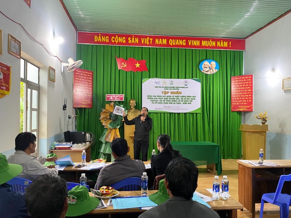 HTX Xanh Cao Nguyên Tổ Chức Tập Huấn Nâng Cao Chất Lượng Nông Sản Tại Ea Tul