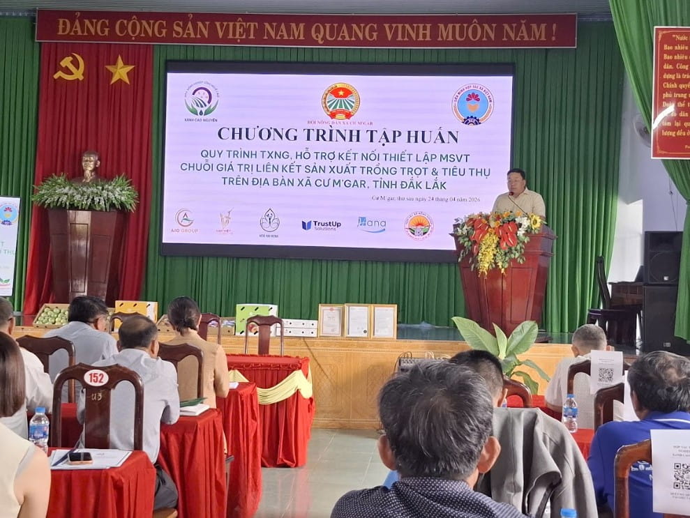 HTX Xanh Cao Nguyên Tổ Chức Tập Huấn Truy Xuất Nguồn Gốc, VietGAP Và Mã Số Vùng Trồng Tại Cư M’gar