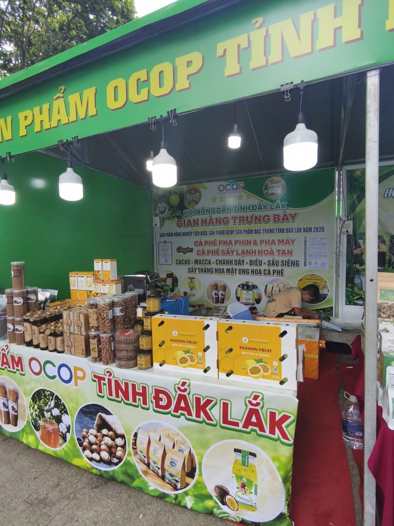 HTX Xanh Cao Nguyên Tham Gia Trưng Bày Sản Phẩm Tại Tuần Lễ Nông Sản Và Sản Phẩm OCOP Tỉnh Khánh Hòa Năm 2026